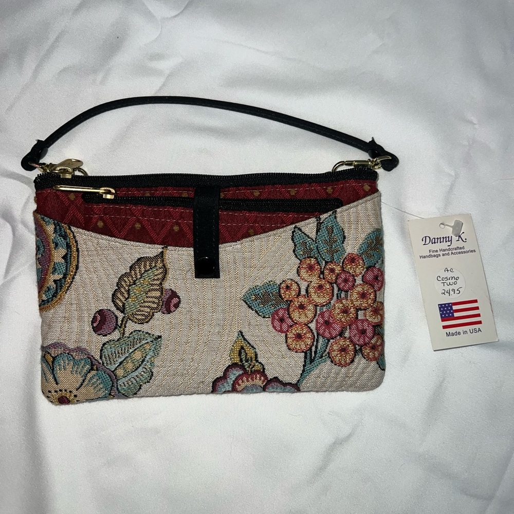 Danny K. Floral Tapestry Clutch